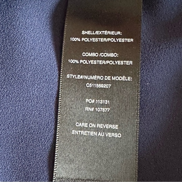 Alice + Olivia Maya Colorblock Racerback Dress Navy/White Tank Dress Size S/P - Picture 8 of 9